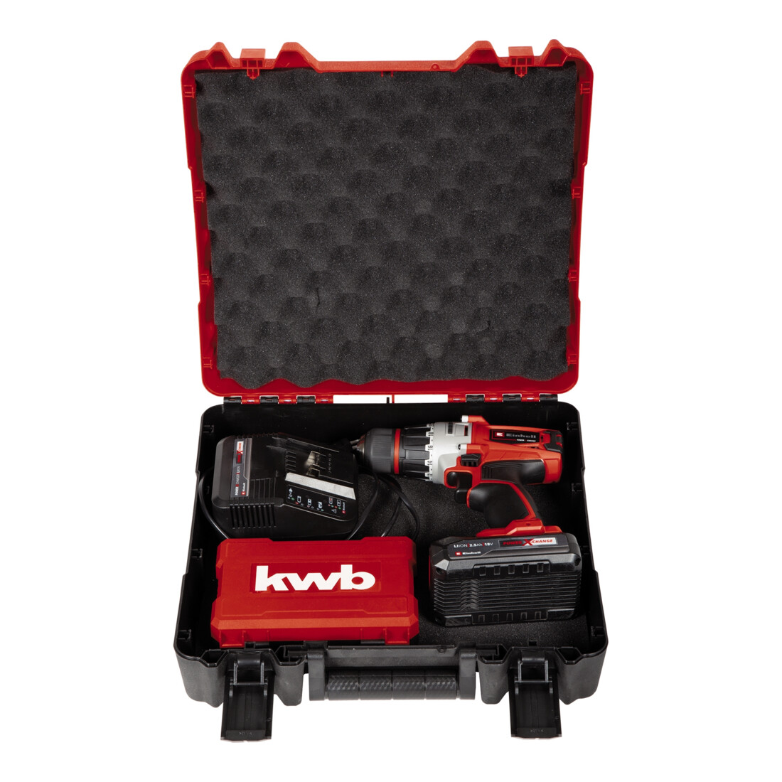 Einhell Perceuse-visseuse à percussion sans fil TE-CD 18/2 Li-i +22 (1x2,5 Ah)