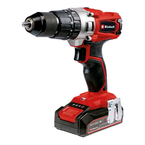 Einhell Perceuse-visseuse à percussion sans fil TE-CD 18/2 Li-i +22 (1x2,5 Ah)