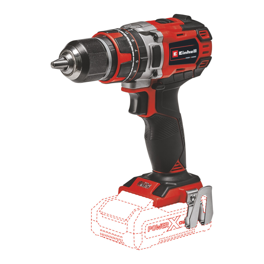 Einhell Perceuse-visseuse à percussion sans fil TE-CD 18/50 Li-i BL Solo