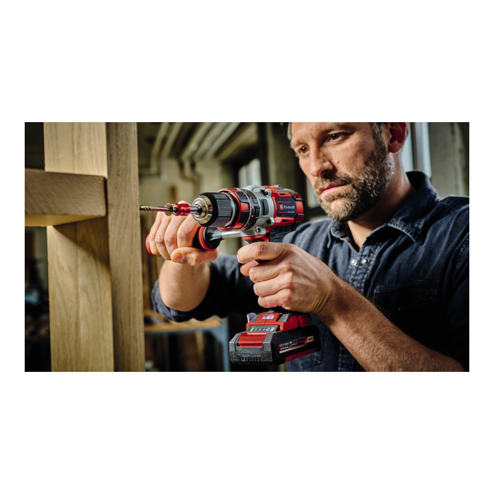 Einhell Perceuse-visseuse à percussion sans fil TE-CD 18 Li-i BL (2x2,0Ah)