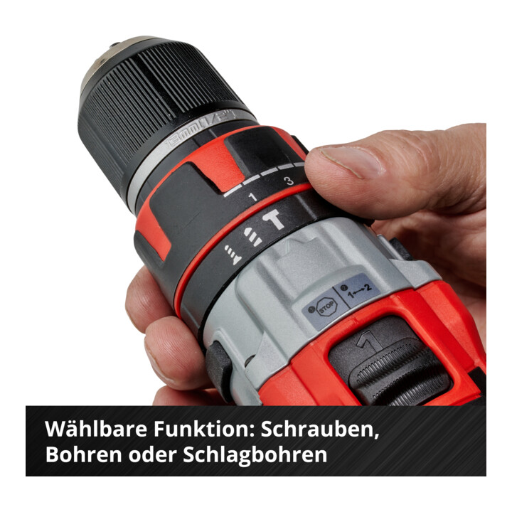 Einhell Perceuse-visseuse à percussion sans fil TE-CD 18 Li-i BL (2x2,0Ah)