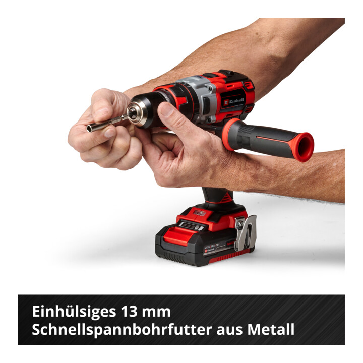 Einhell Perceuse-visseuse à percussion sans fil TE-CD 18 Li-i BL (2x2,0Ah)