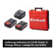 Einhell Perceuse-visseuse sans fil TE-CD 18/50 Li BL (2x2,0Ah)