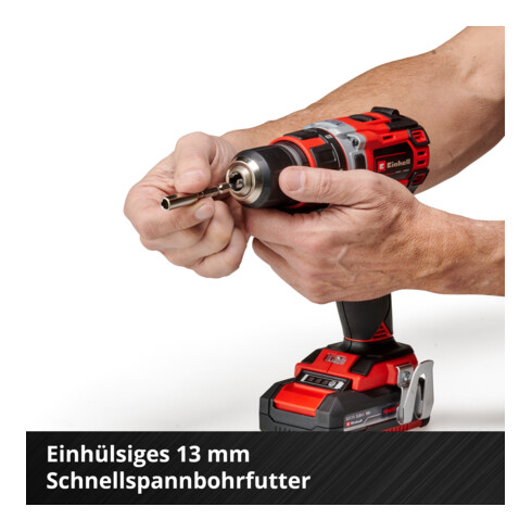 Einhell Perceuse-visseuse sans fil TE-CD 18/50 Li BL (2x2,0Ah)