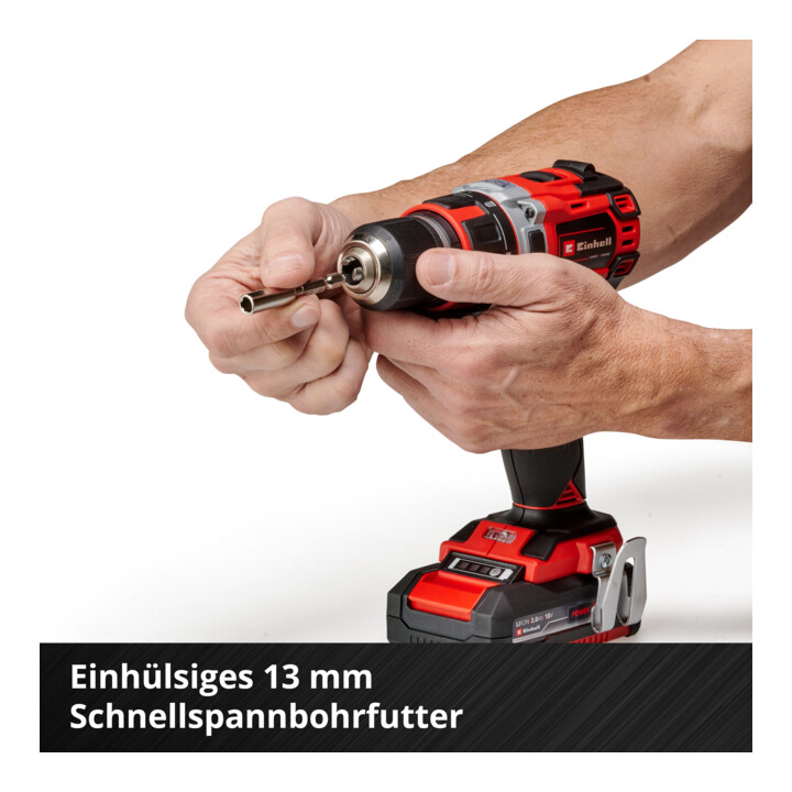 Einhell Perceuse-visseuse sans fil TE-CD 18/50 Li BL (2x2,0Ah)