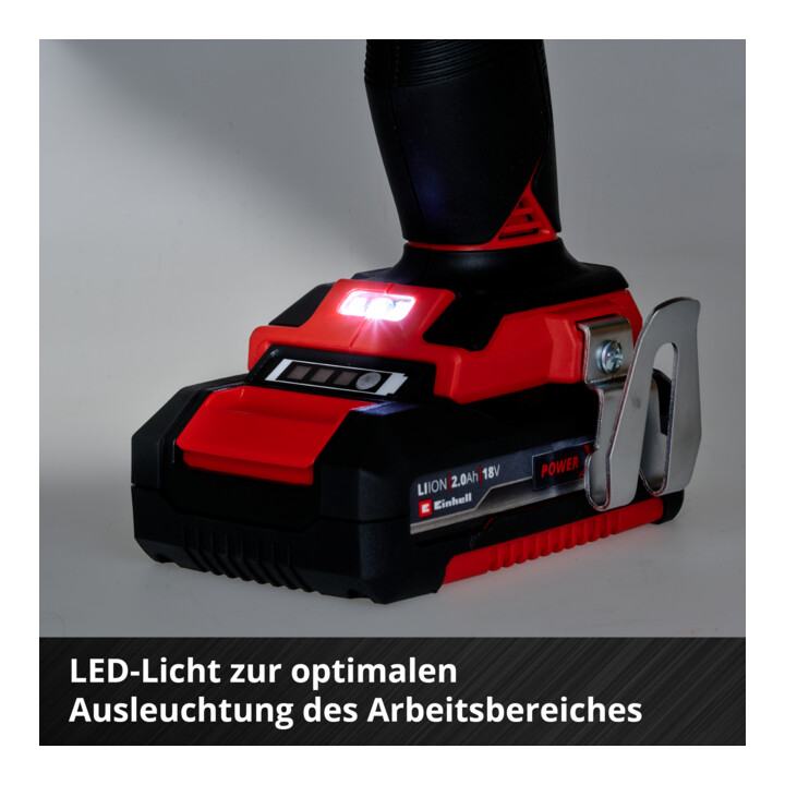 Einhell Perceuse-visseuse sans fil TE-CD 18/50 Li BL (2x2,0Ah)