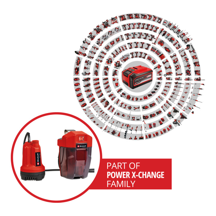 Einhell Pompe à eau claire sans fil GE-SP 18 Li - Solo