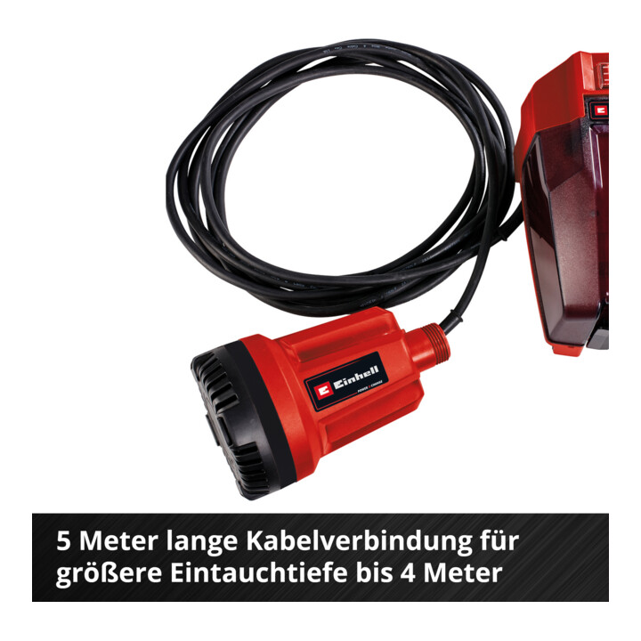 Einhell Pompe à eau claire sans fil GE-SP 18 Li - Solo