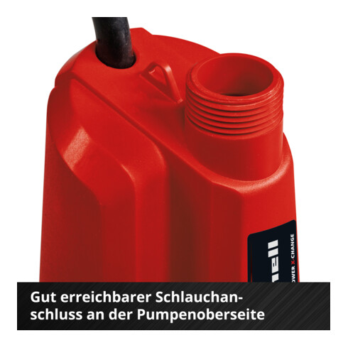 Einhell Pompe à eau claire sans fil GE-SP 18 Li - Solo