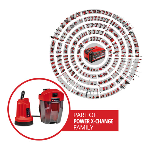 Einhell Pompe à eau claire sans fil GE-SP 18 LL Li - Solo