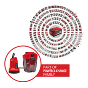 Einhell Pompe à eau claire sans fil GE-SP 18 LL Li - Solo-2
