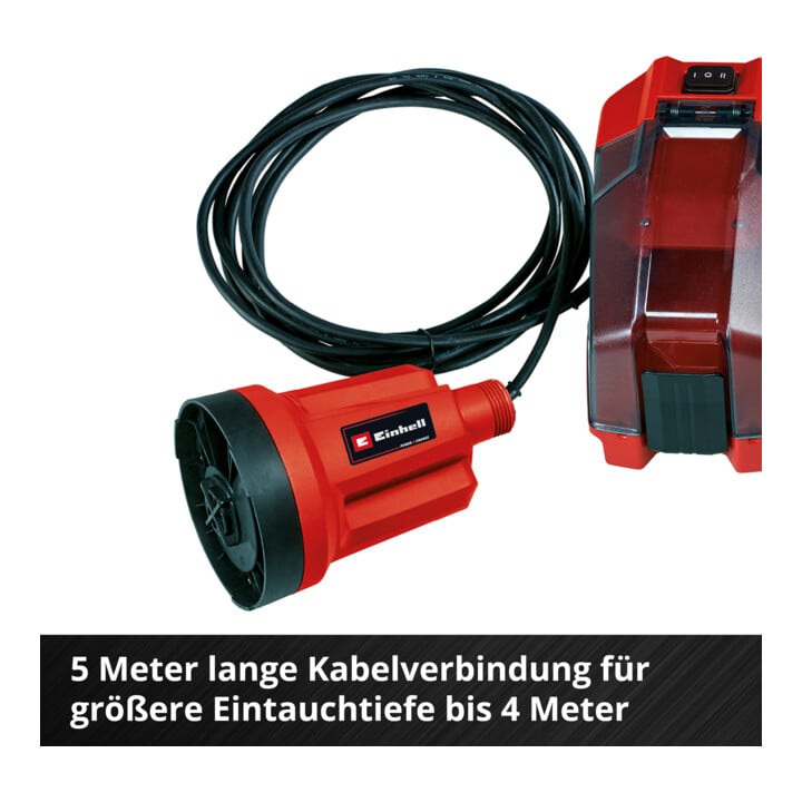 Einhell Pompe à eau claire sans fil GE-SP 18 LL Li - Solo