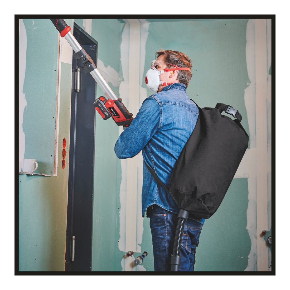 Einhell Ponceuse à sec sans fil TE-DW 18/225 Li - Solo