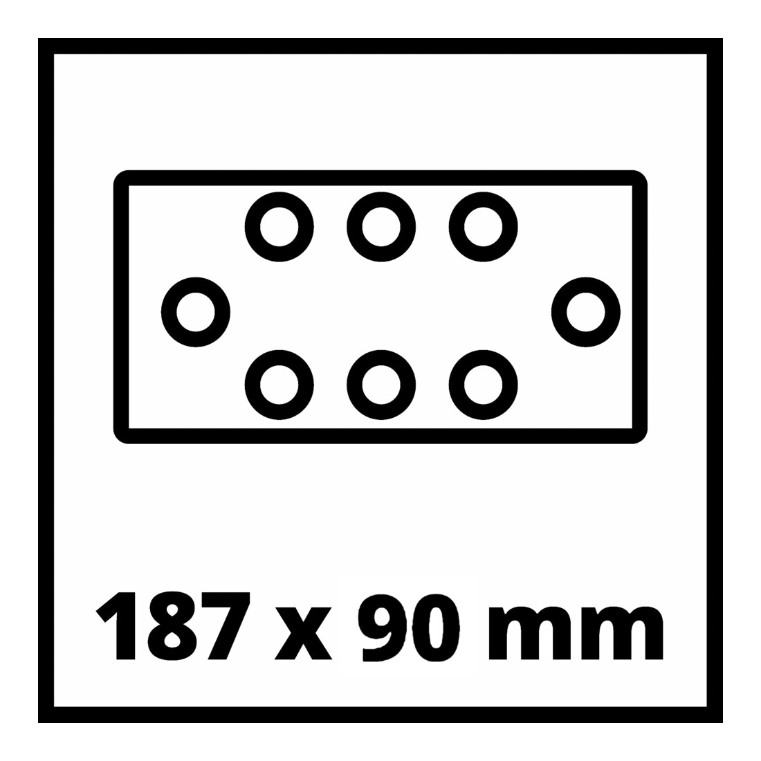 Einhell Ponceuse vibrante sans fil TC-OS 18/187 Li Solo