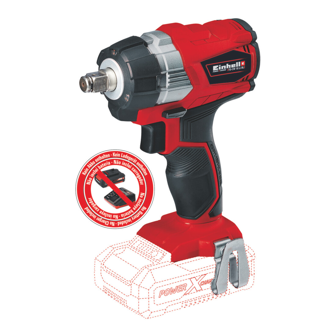 Einhell Professional Accu Slagmoersleutel TP-CW 18 Li BL-Solo