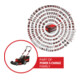 Einhell Professional Akku-Rasenmäher GE-CM 36/47 S HW Li (4x4,0Ah)