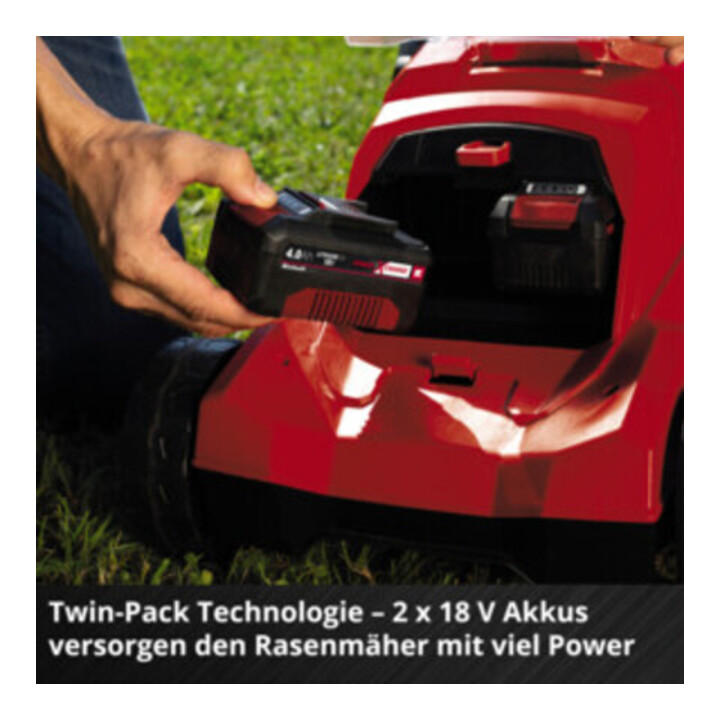 Einhell Professional Akku-Rasenmäher RASARRO 36/38 (2x4 Ah)