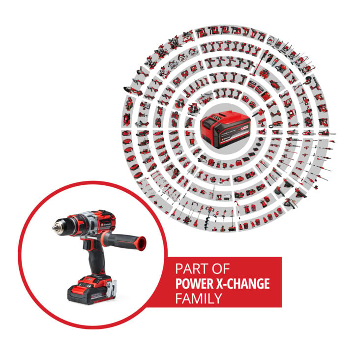 Einhell Professional Akku-Schlagbohrschrauber TE-CD 18 Li-i BL (2x2,0Ah)