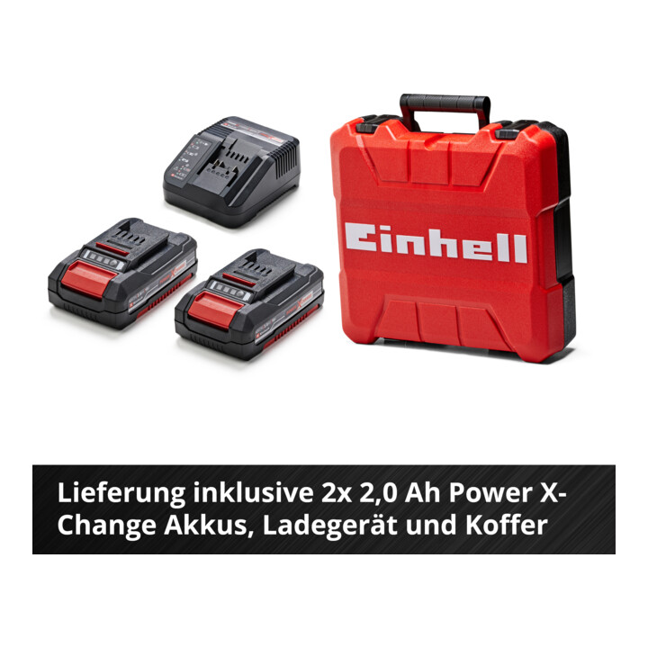 Einhell Professional Akku-Schlagbohrschrauber TE-CD 18 Li-i BL (2x2,0Ah)