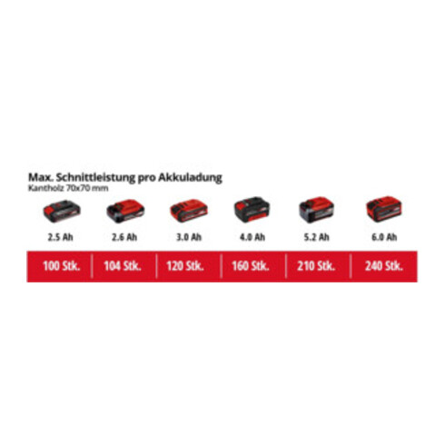 Einhell Professional Einhand-Akku-Kettensäge FORTEXXA 18/20 TH