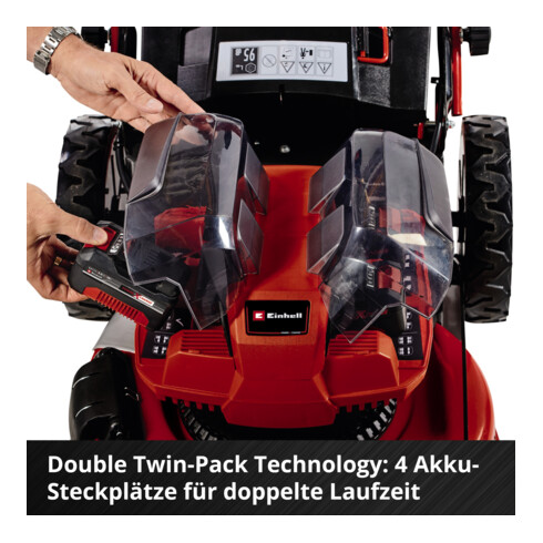 Einhell Professional Tondeuse à gazon sans fil GP-CM 36/47 S HW Li (4x4,0Ah)