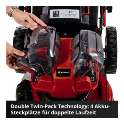Einhell Professional Tondeuse à gazon sans fil GP-CM 36/47 S HW Li (4x4,0Ah)