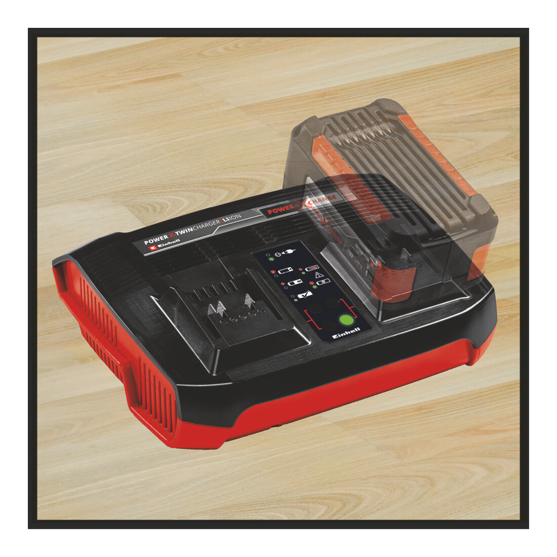 Einhell PXC-Ladegerät Power X-Twincharger 3A