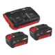 Einhell PXC-Starter-Kit 2x 3,0Ah& Twincharger Kit-1
