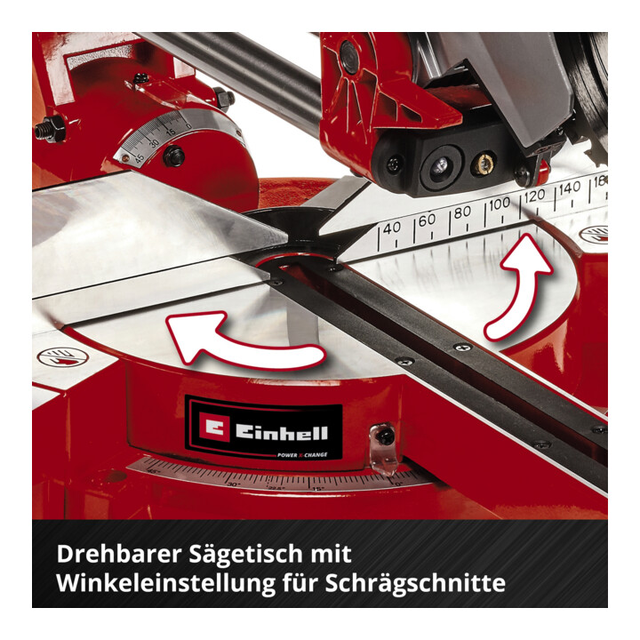 Einhell Scie à onglet à traction sans fil TE-SM 36/210 Li - Solo