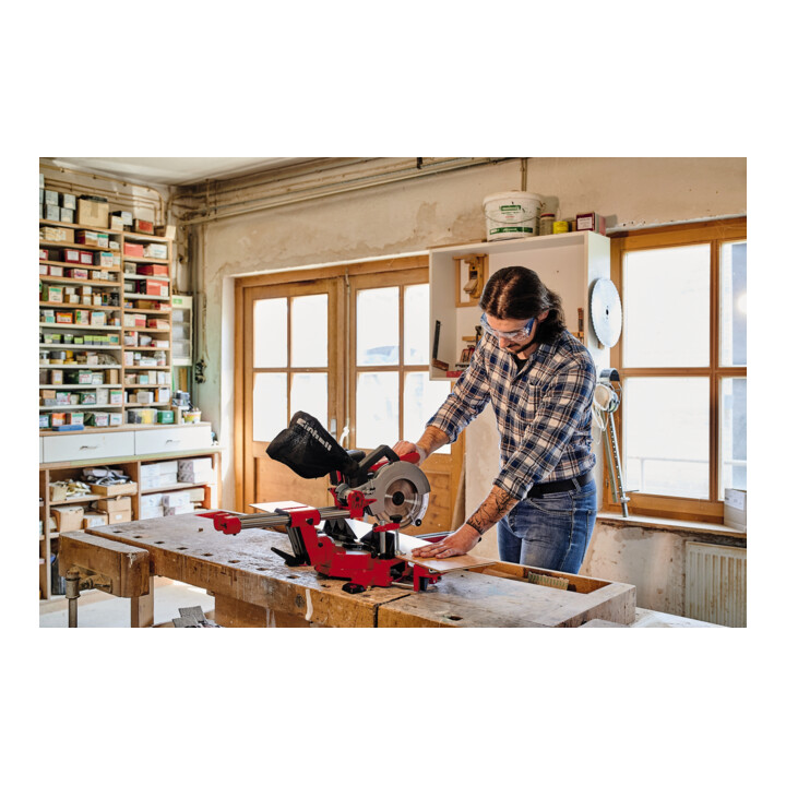 Einhell Scie à onglet à traction sans fil TE-SM 36/210 Li - Solo