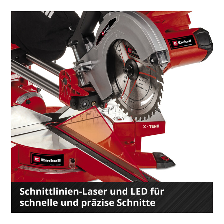 Einhell Scie à onglet à traction sans fil TE-SM 36/210 Li - Solo