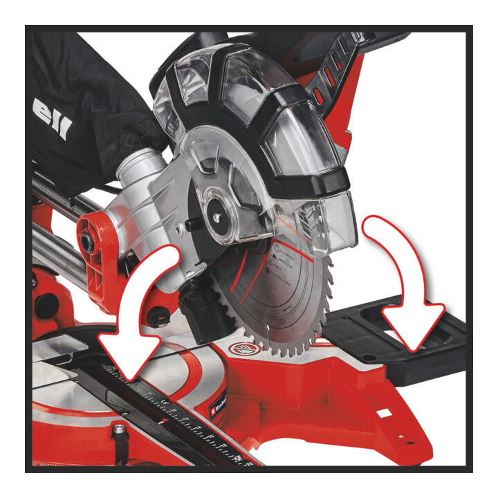 Einhell Scie à onglet à traction TC-SM 2131/1 Dual