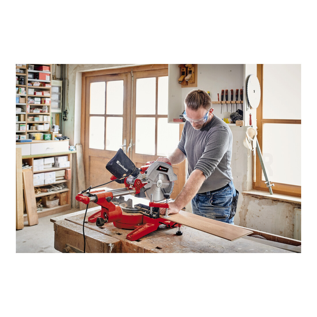 Einhell Scie à onglet à traction TC-SM 254