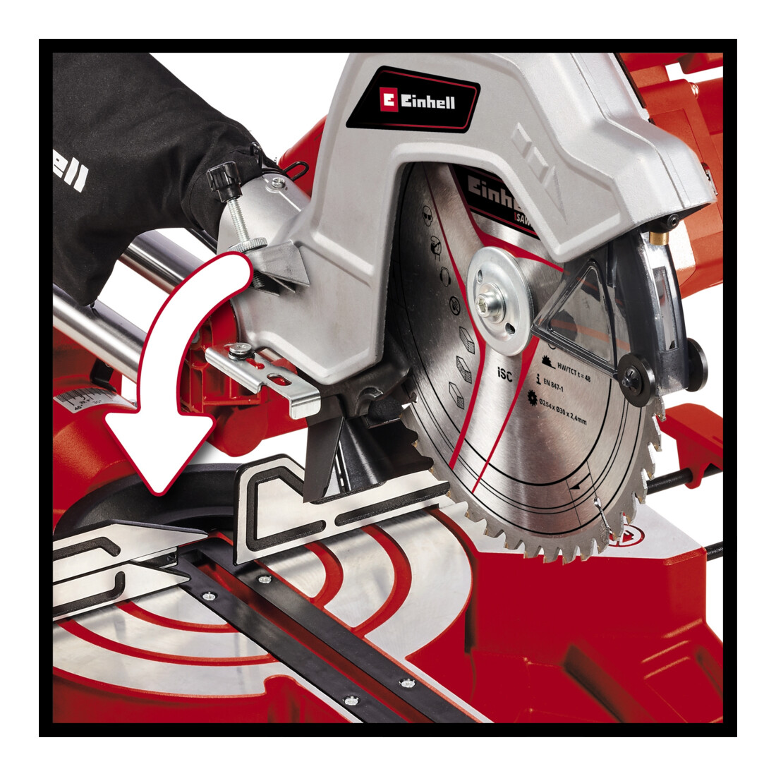 Einhell Scie à onglet à traction TC-SM 254