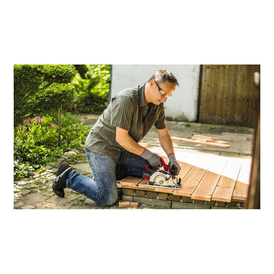 Einhell Scie circulaire portative sans fil TE-CS 18/150 Li - Solo