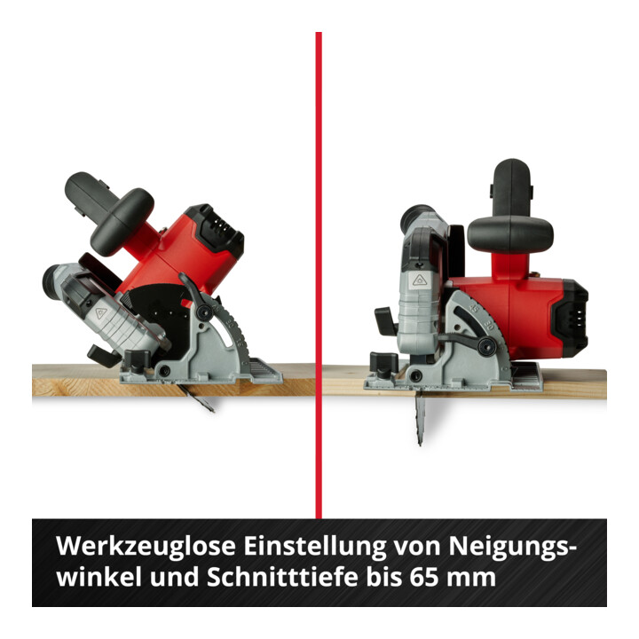 Einhell Scie circulaire portative sans fil TE-CS 18/190 Li BL - Solo