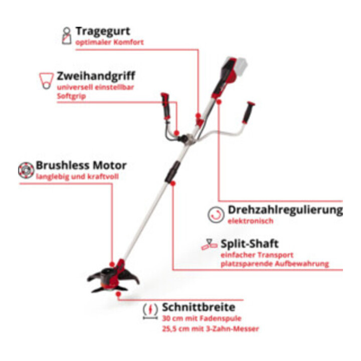 Einhell Senseur sur batterie AGILLO 36/255 BL-Solo