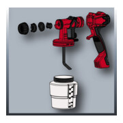 Einhell Système de peinture par pulvérisation TC-SY 600 S-4