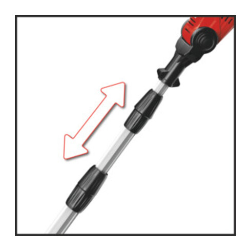 Einhell Taille-haie sur perche sans fil GE-LC 18 Li T-Solo
