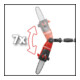 Einhell Taille-haie sur perche sans fil GE-LC 18 Li T-Solo