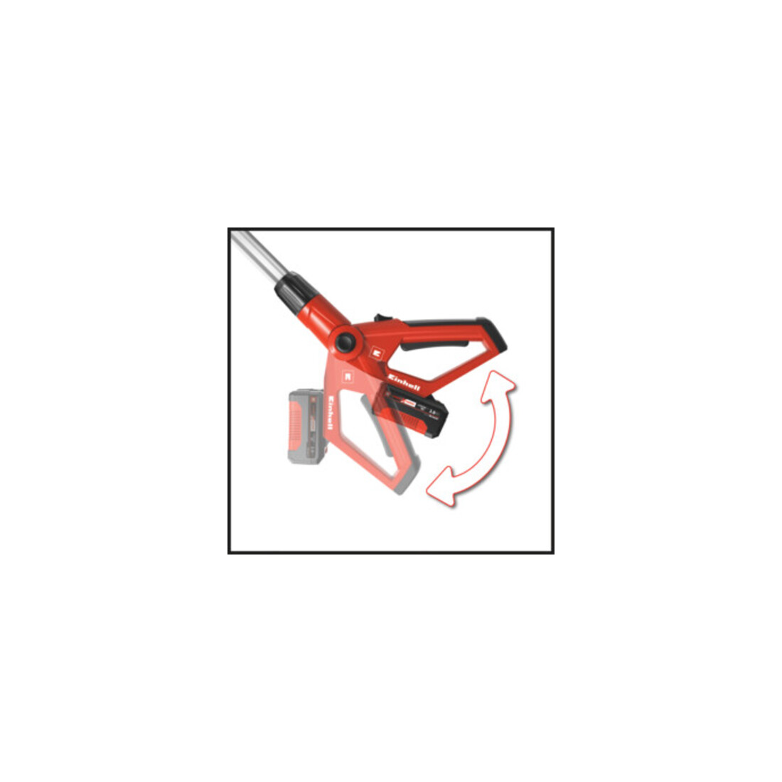 Einhell Taille-haie télescopique sans fil GE-HH 18/45 Li T-Solo