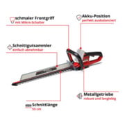 Einhell Taille-haies sans fil ARCURRA 18/55-4