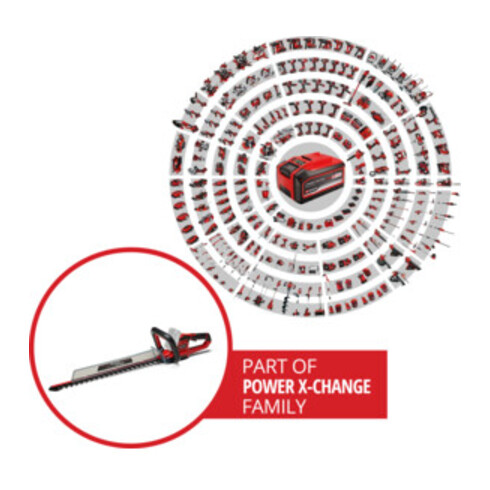 Einhell Taille-haies sans fil GE-CH 18/60 Li-Solo