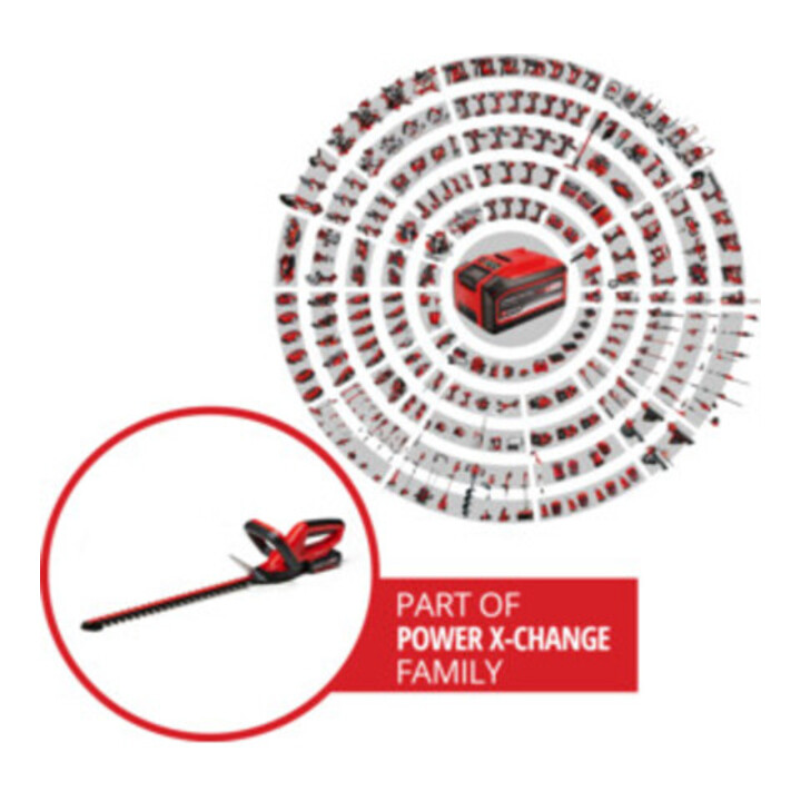 Einhell Taille-haies sans fil GE-CH 1846 Li Kit (1x2,0Ah)