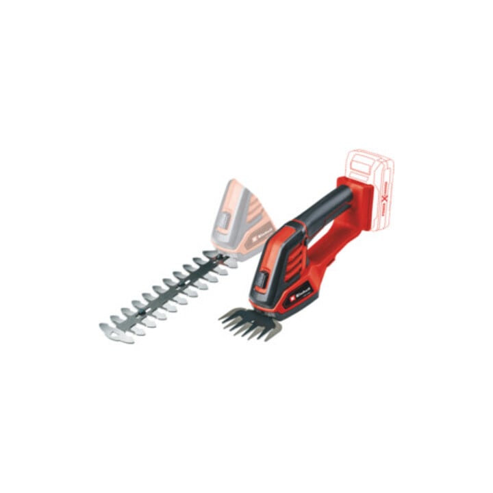 Einhell Tondeuse à gazon et taille-haies sans fil GE-CG 18/100 Li-Solo