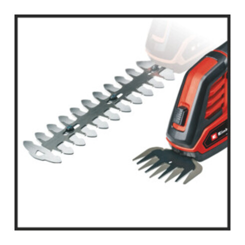 Einhell Tondeuse à gazon et taille-haies sans fil GE-CG 18/100 Li-Solo