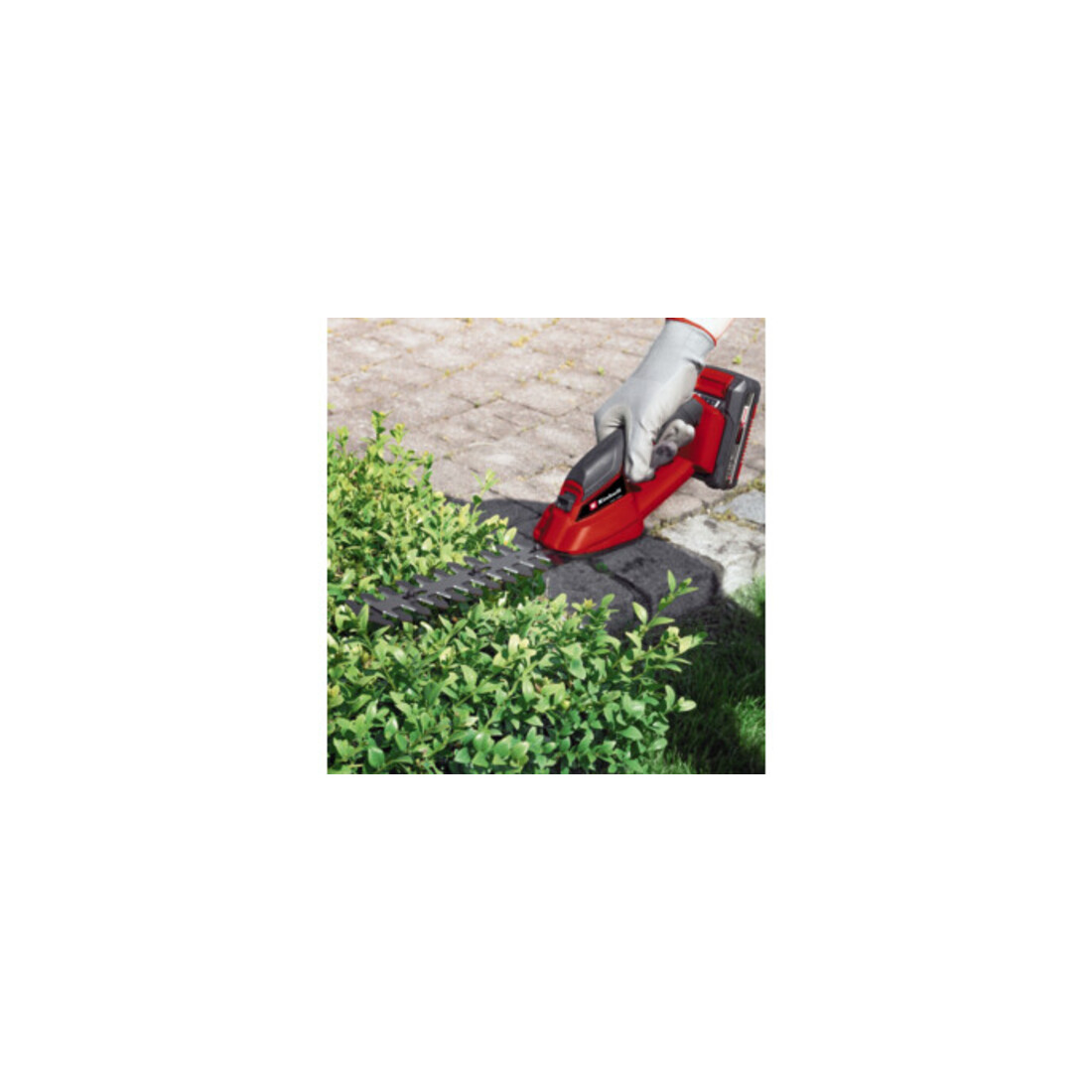 Einhell Tondeuse à gazon sans fil + cisaille à gazon et à buissons sans fil + kit de démarrage 2x 2,5 Ah + haut-parleur sans fil