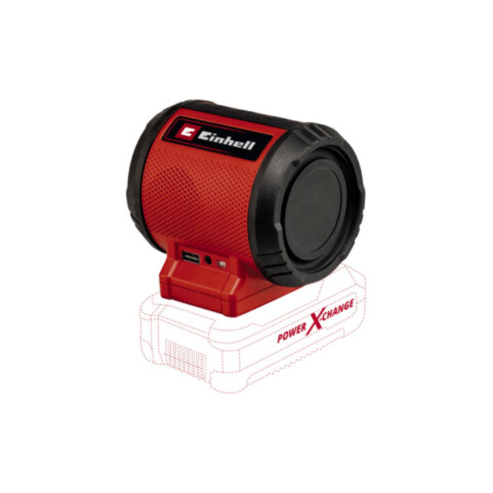 Einhell Tondeuse à gazon sans fil + cisaille à gazon et à buissons sans fil + kit de démarrage 2x 2,5 Ah + haut-parleur sans fil