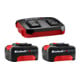 Einhell Tondeuse à gazon sans fil GC-CM 36/46 S Li BL 2x4,0Ah 46 cm traction roues