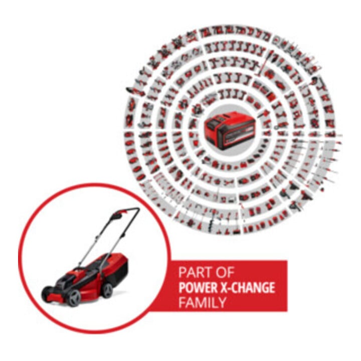 Einhell Tondeuse à gazon sans fil GE-CM 18/30 Li (1x3,0Ah)